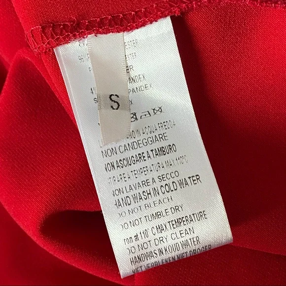 Gaudi' Red Ruffle Mini Dress - Picture 14 of 14